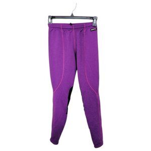 Kerrits Girl's Purple Elastic Waist Wave Gripsoft Riding Breeches Size XL